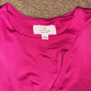 Live in the Moment Pink Bodysuit